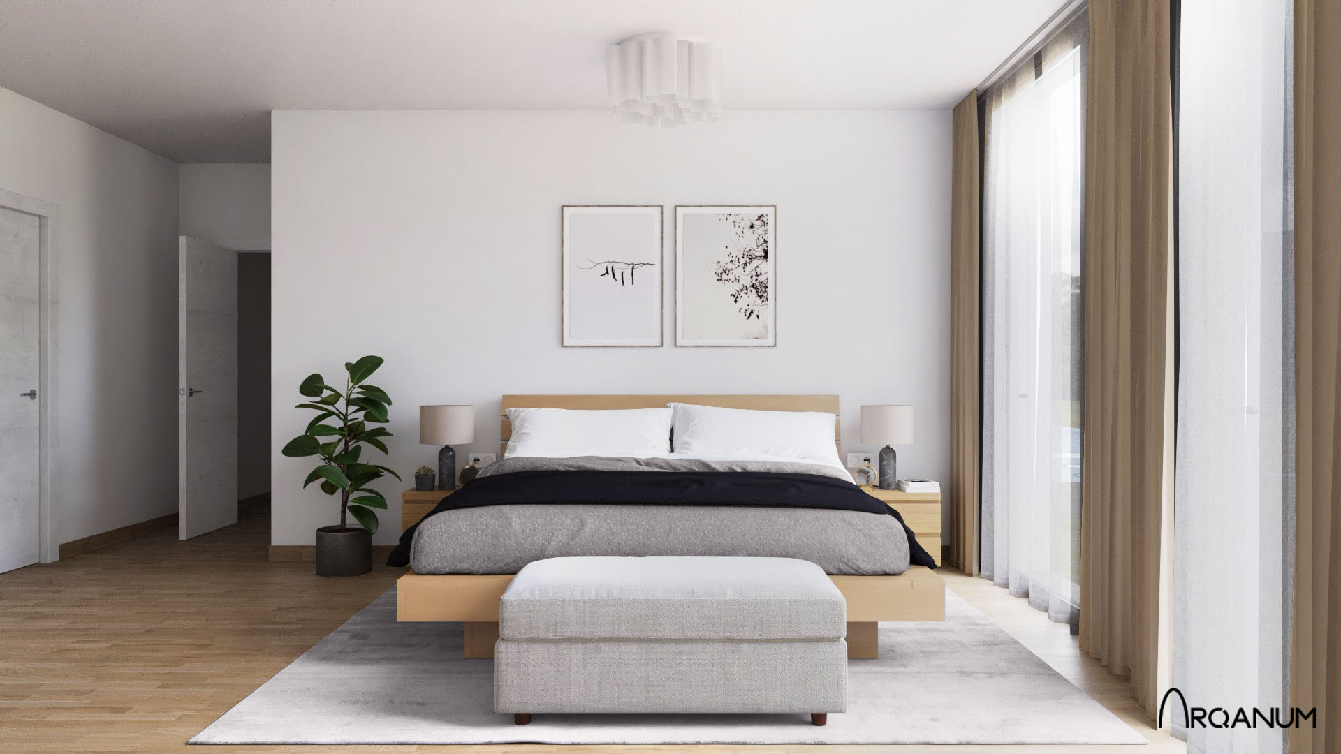 Apartment in Munich, bedroom